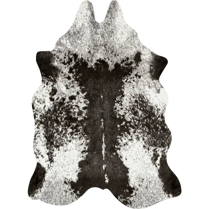 Grand Canyon Ivory / Charcoal Rug (6' 2" X 8')