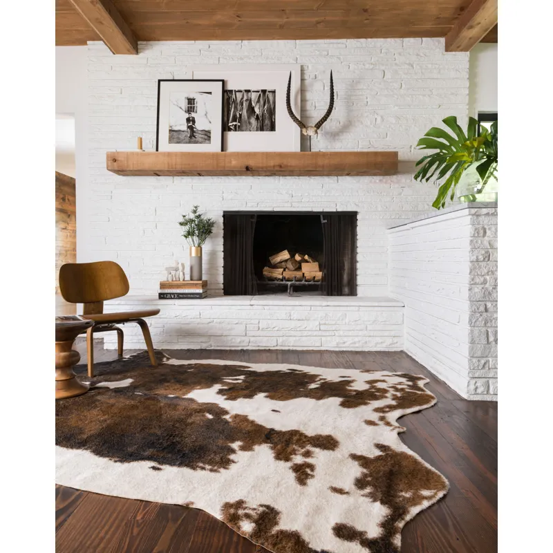 Grand Canyon Beige / Brown Rug (3' 10" X 5')