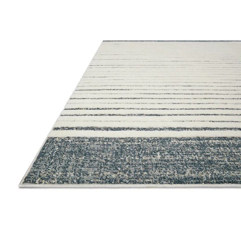 Hagen White / Ocean Rug (3' 7" X 5' 7")
