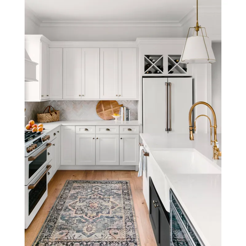 Hathaway Navy / Multi Rug (2' 3" X 3' 9")