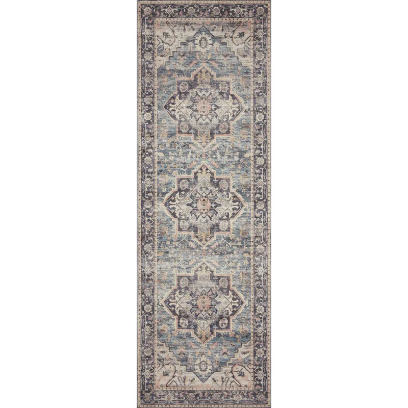 Hathaway Navy / Multi Rug (2' 3" X 3' 9")