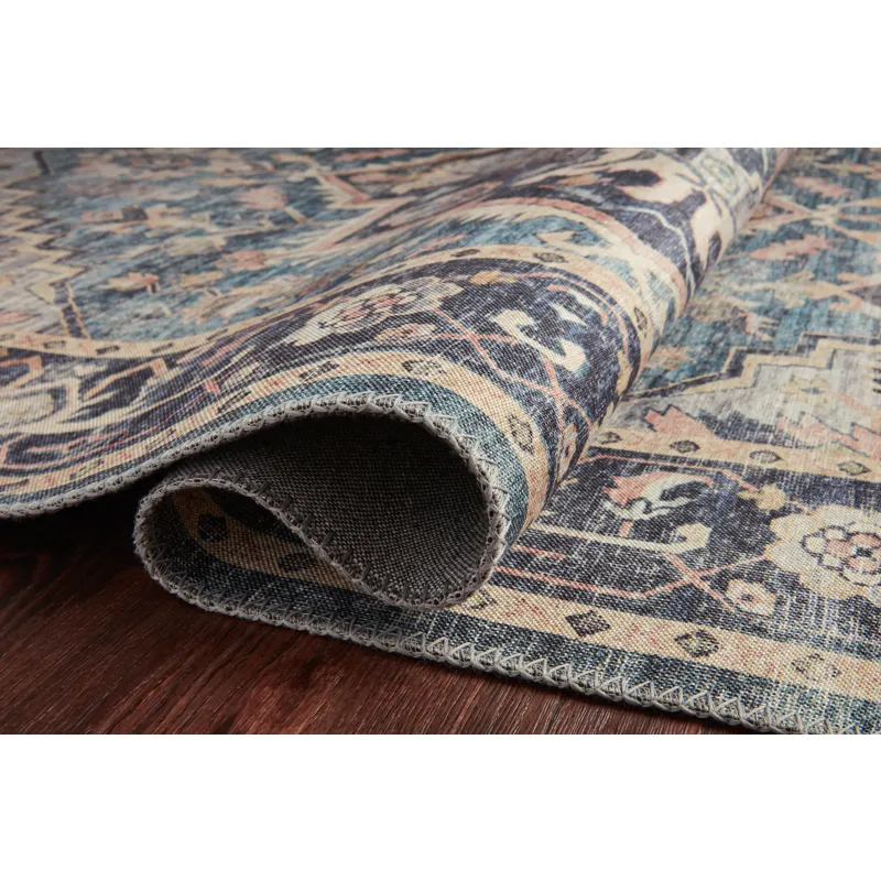 Hathaway Navy / Multi Rug (2' 3" X 3' 9")