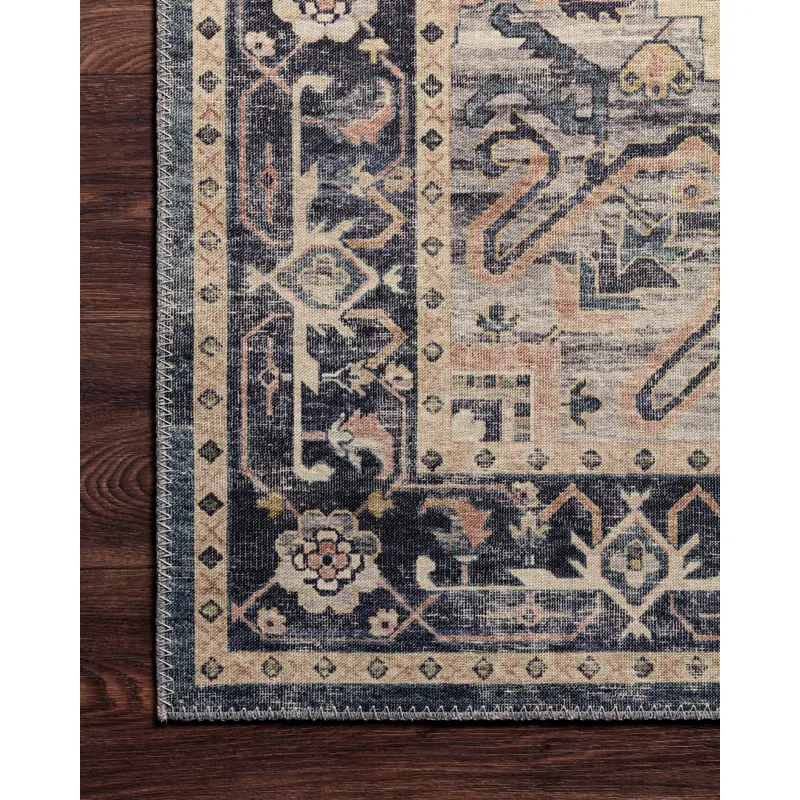 Hathaway Navy / Multi Rug (2' 3" X 3' 9")