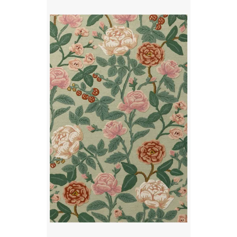 Loloi X Rifle Paper Co. Highgrove 7\'-9\" X 9\'-9\" Rug
