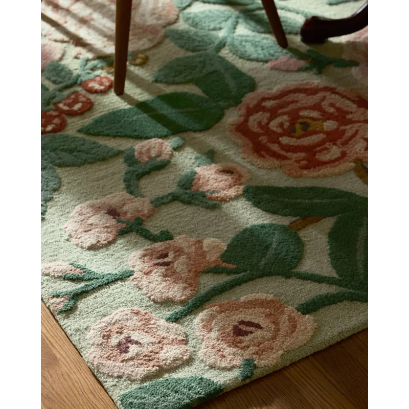 Loloi X Rifle Paper Co. Highgrove 7\'-9\" X 9\'-9\" Rug