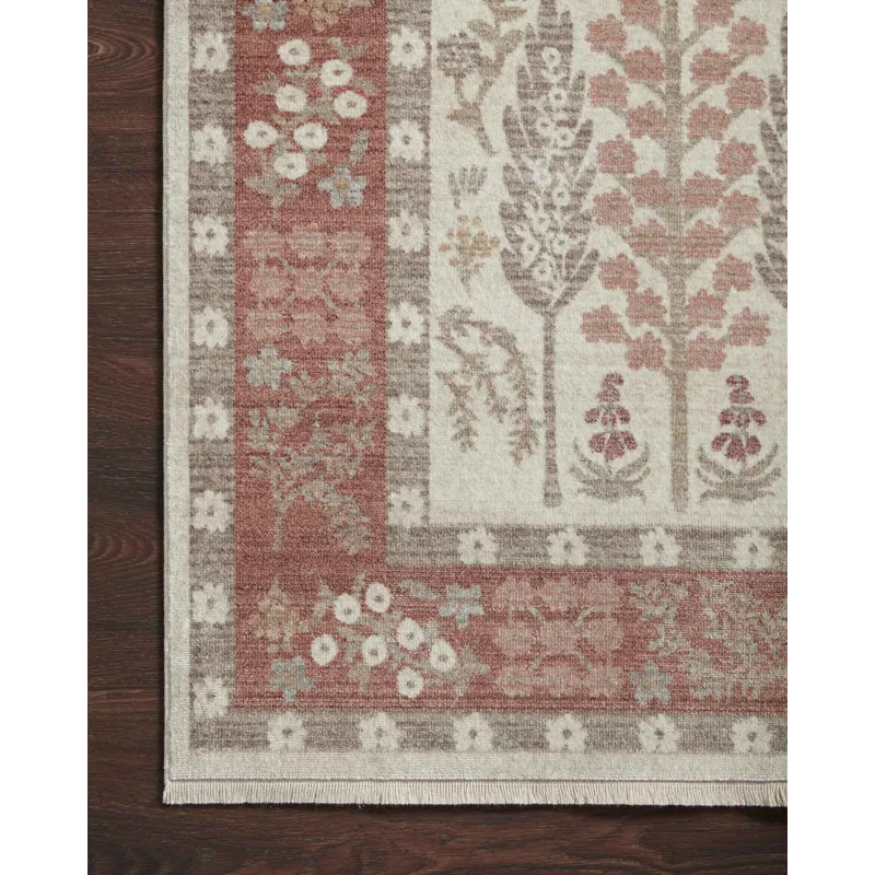 Loloi X Rifle Paper Co. Holland 3\'-7\" X 5\'-1\" Rug