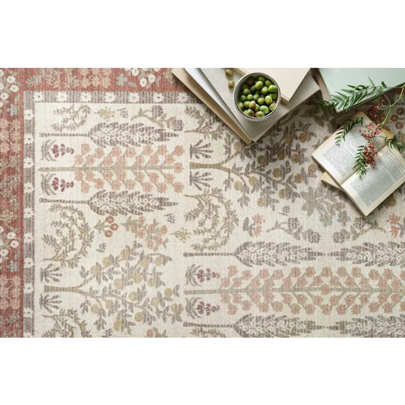 Loloi X Rifle Paper Co. Holland 3\'-7\" X 5\'-1\" Rug