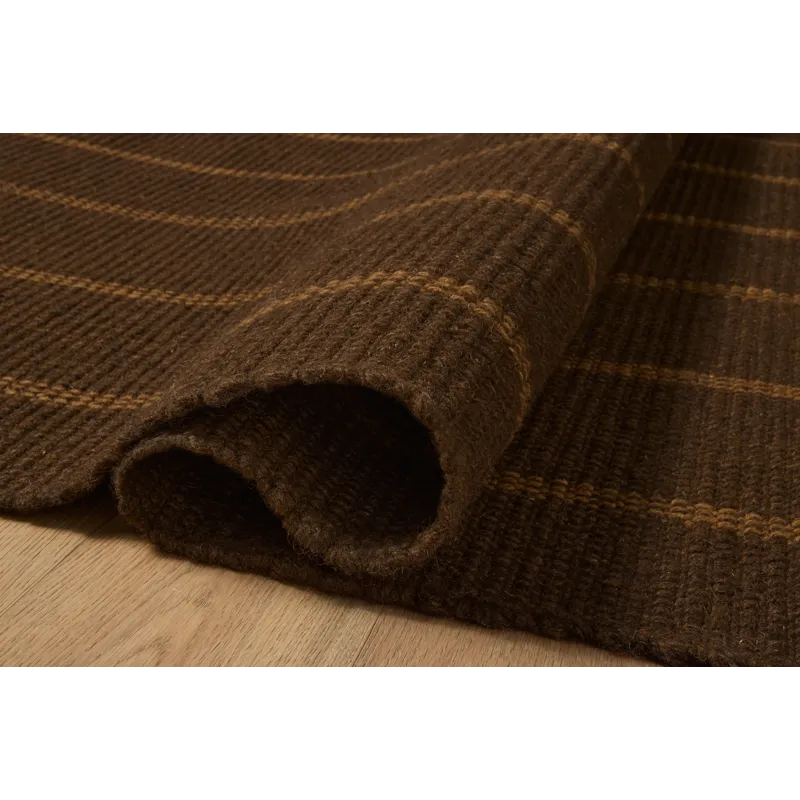 Amber Lewis x Loloi Harlan Espresso / Toffee 4\'-0\" x 6\'-0\" Rug