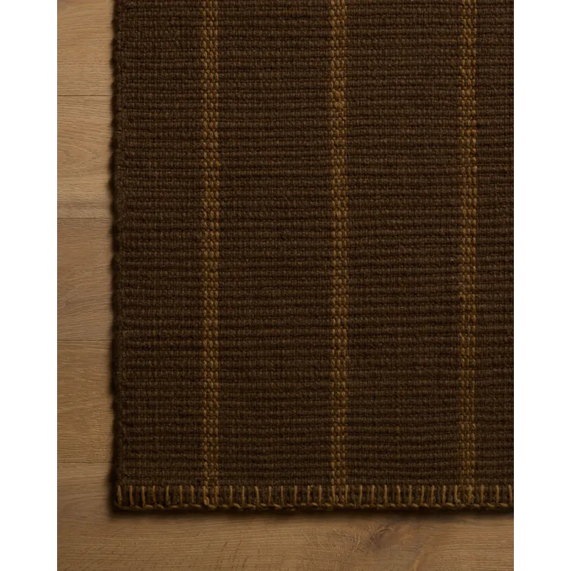 Amber Lewis x Loloi Harlan Espresso / Toffee 4\'-0\" x 6\'-0\" Rug
