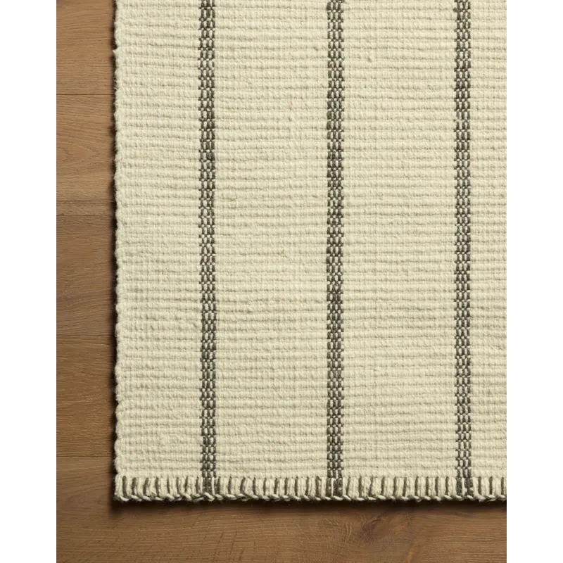 Amber Lewis x Loloi Harlan Ivory / Charcoal 2\'-0\" x 3\'-0\" Rug