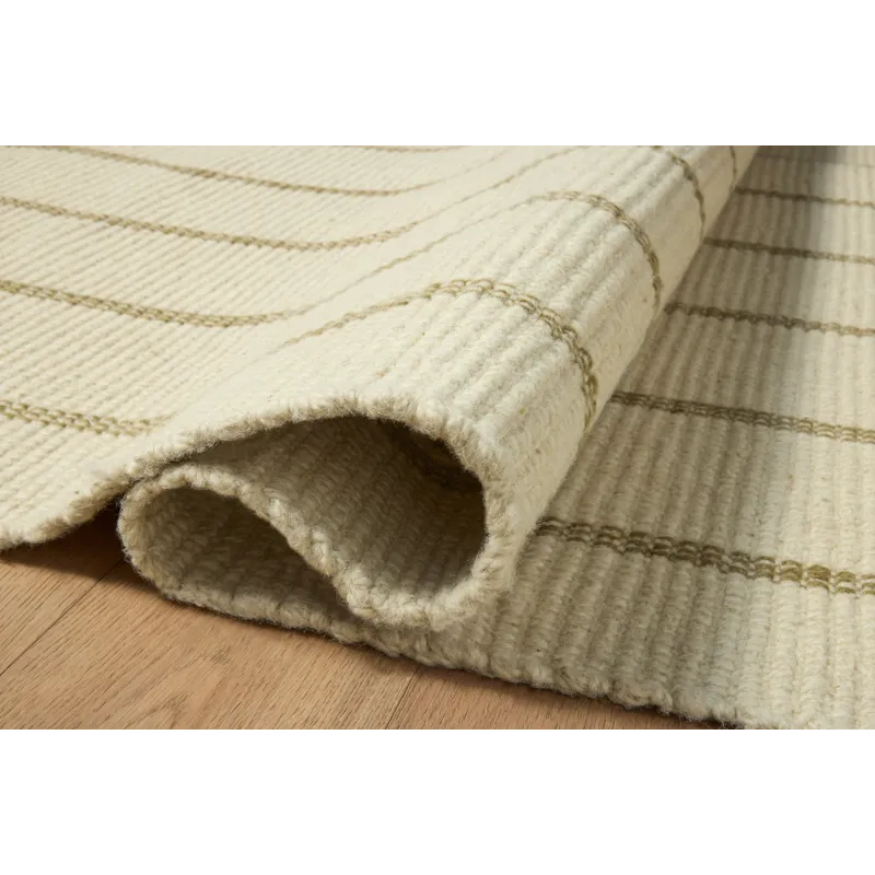Amber Lewis x Loloi Harlan Ivory / Sage 2\'-0\" x 3\'-0\" Rug