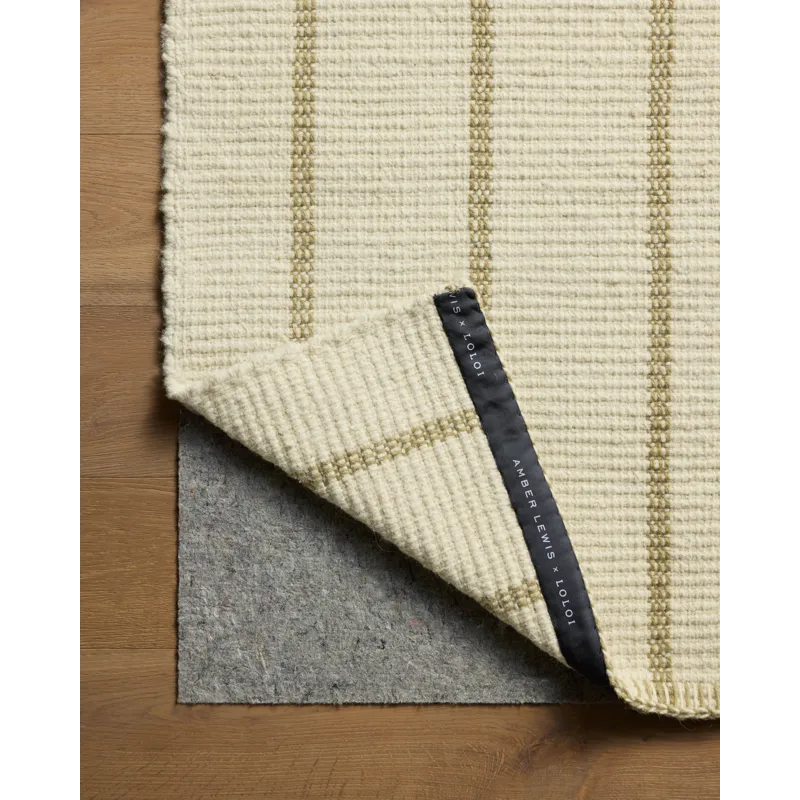 Amber Lewis x Loloi Harlan Ivory / Sage 2\'-0\" x 3\'-0\" Rug
