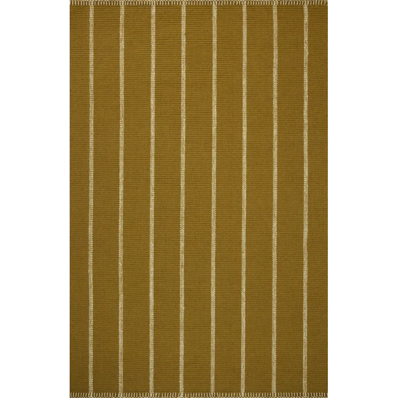 Amber Lewis x Loloi Harlan Ochre / Ivory 2\'-0\" x 3\'-0\" Rug