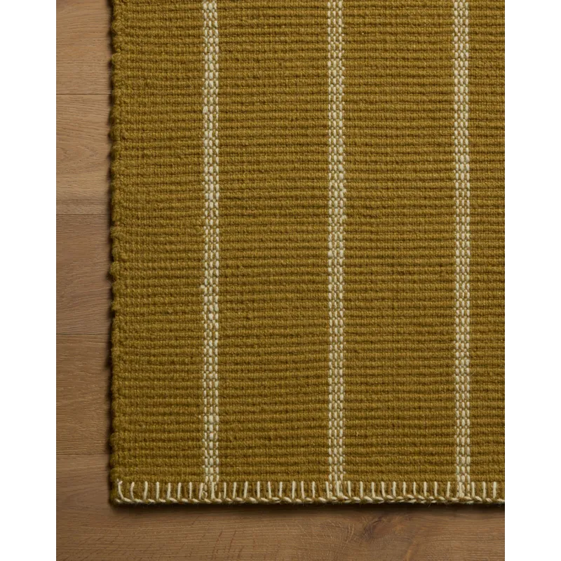 Amber Lewis x Loloi Harlan Ochre / Ivory 2\'-0\" x 3\'-0\" Rug