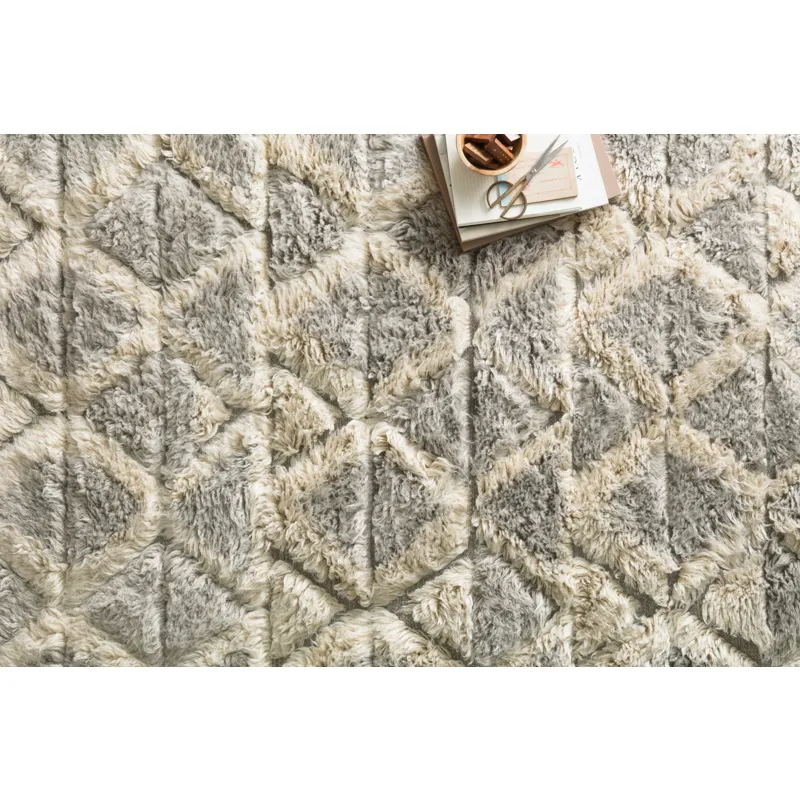 Hygge Smoke / Taupe Rug (5' 6" X 8' 6")
