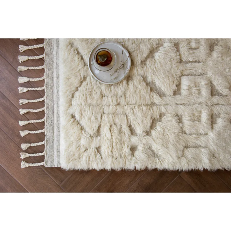 Hygge Oatmeal / Ivory Rug (4' 0" X 6' 0")