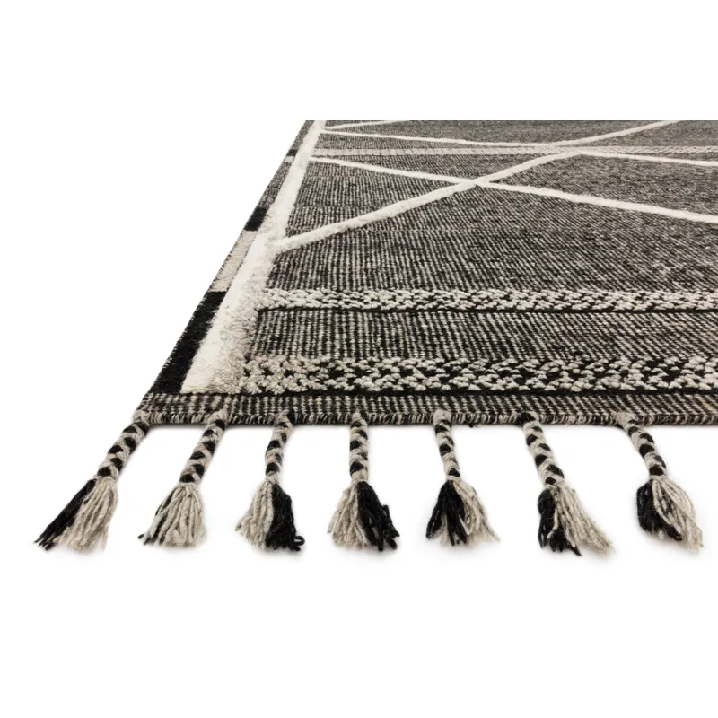 Iman Beige / Charcoal Rug (9' 6" X 13' 6")