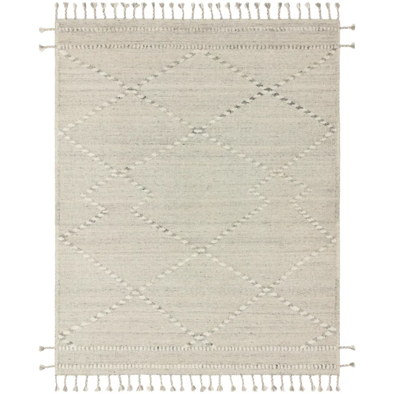 Iman Ivory / Lt. Grey Rug (9' 6" X 13' 6")