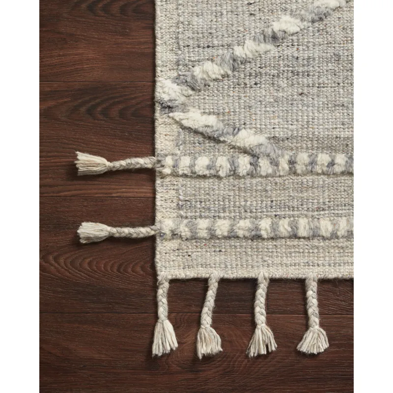 Iman Ivory / Lt. Grey Rug (9' 6" X 13' 6")