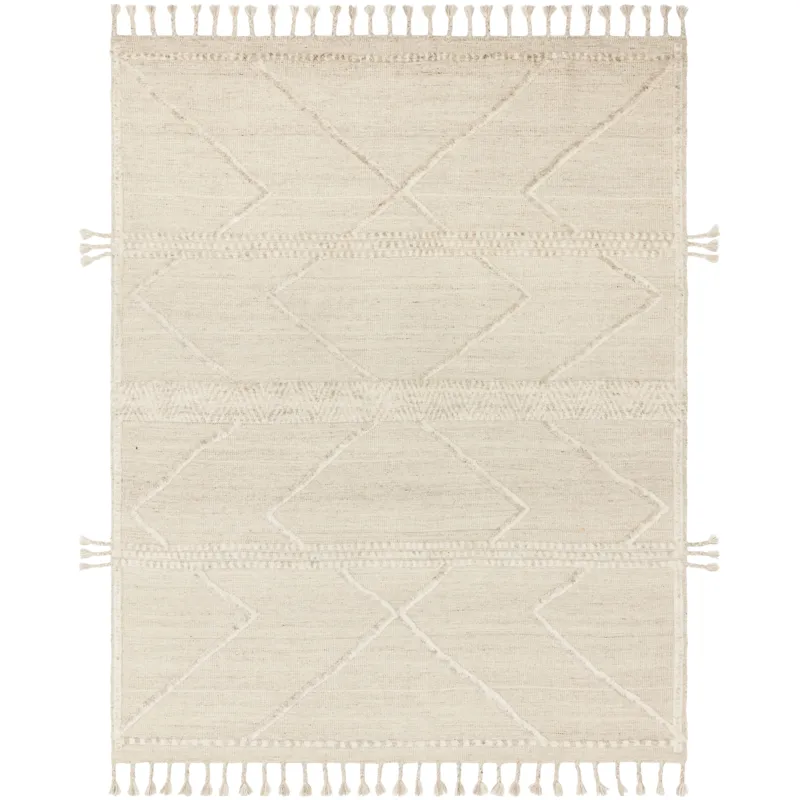 Iman Beige / Ivory Rug (5' 6" X 8' 6")