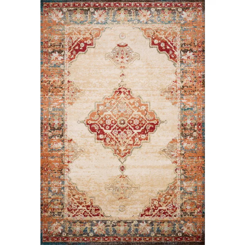 Isadora Ant. Ivory / Sunset Rug (2' 7" X 8' 0")