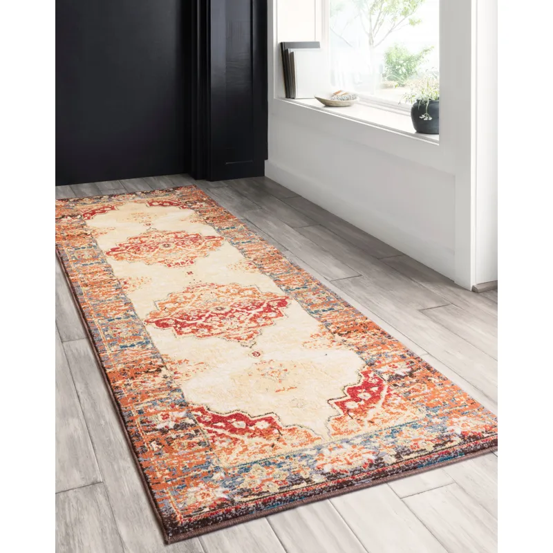 Isadora Ant. Ivory / Sunset Rug (2' 7" X 8' 0")
