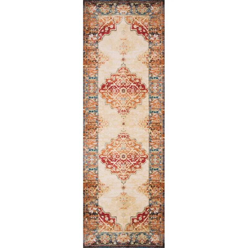 Isadora Ant. Ivory / Sunset Rug (2' 7" X 8' 0")
