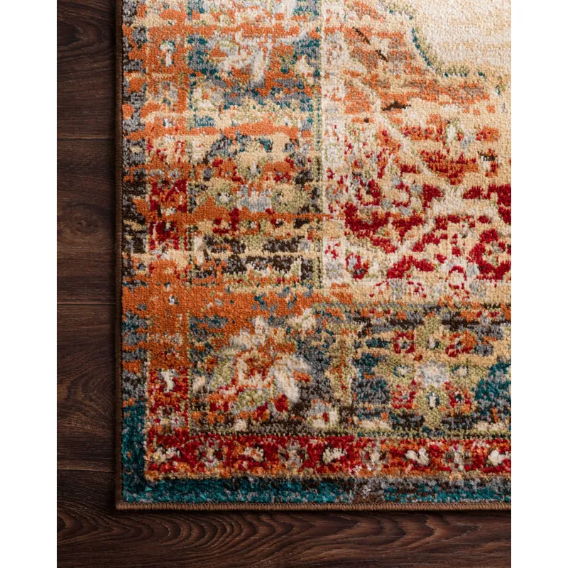 Isadora Ant. Ivory / Sunset Rug (2' 7" X 8' 0")