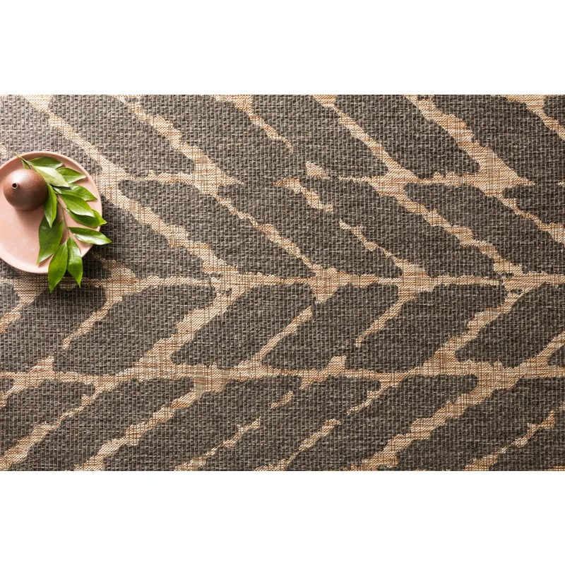 Isle Charcoal / Mocha Rug (5' 3" X 7' 7")