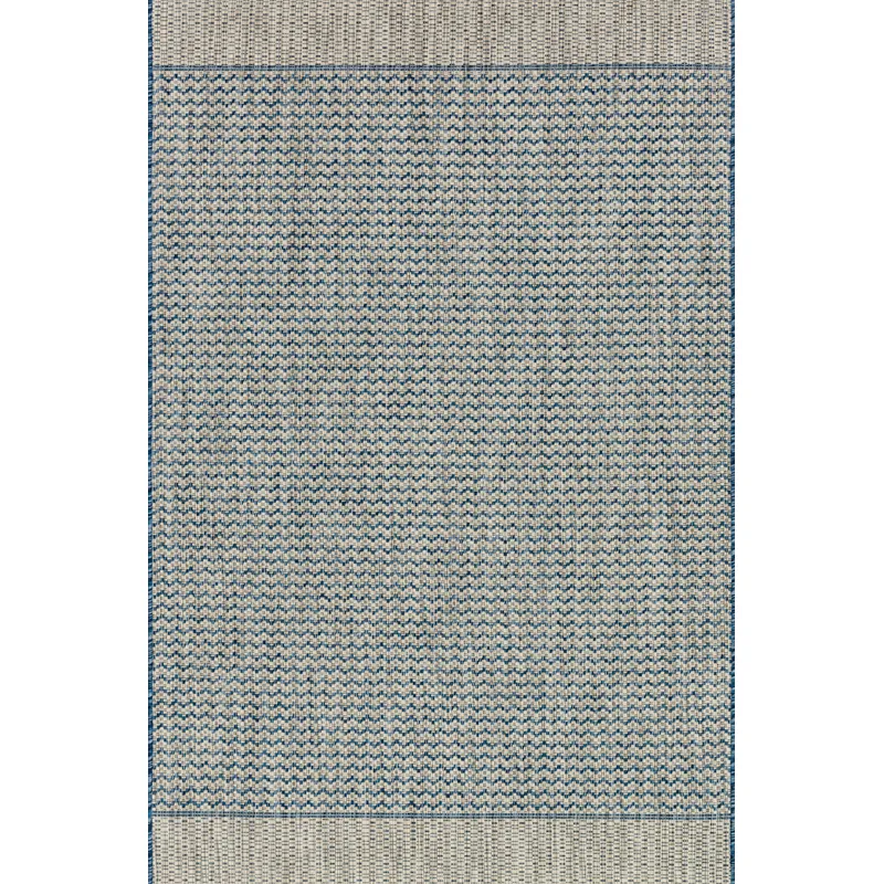 Isle Grey / Blue Rug (9' 2" X 12' 1")