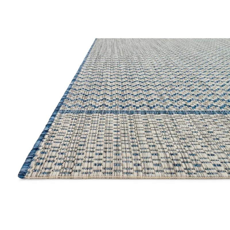 Isle Grey / Blue Rug (9' 2" X 12' 1")