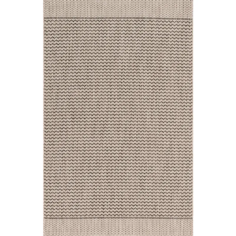 Isle Grey / Black Rug (9' 2" X 12' 1")