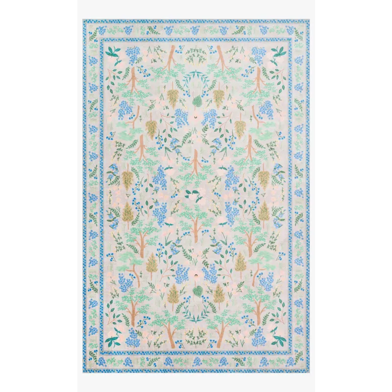 Loloi X Rifle Paper Co. Jardin 2\'-9\" X 7\'-6\" Rug