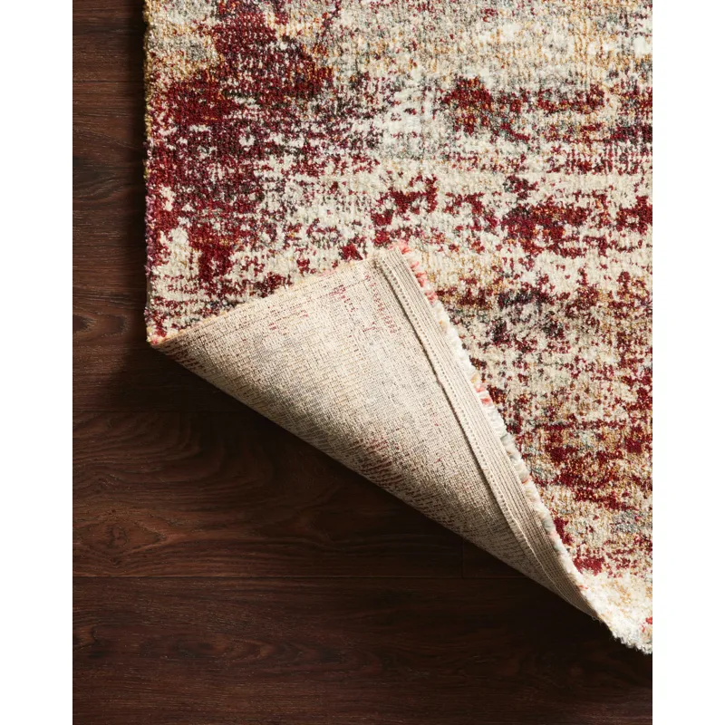 Jasmine Dove / Rust Rug (3' 7" X 5' 7")