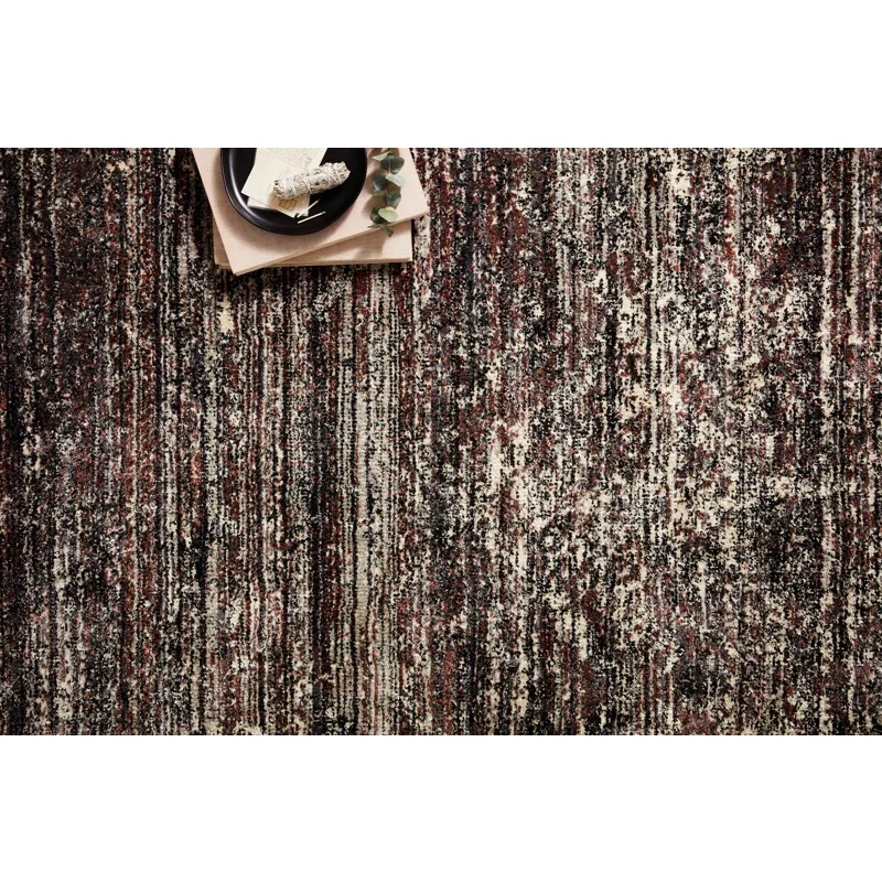Jasmine Midnight / Bordeaux Rug (9' 6" X 13')