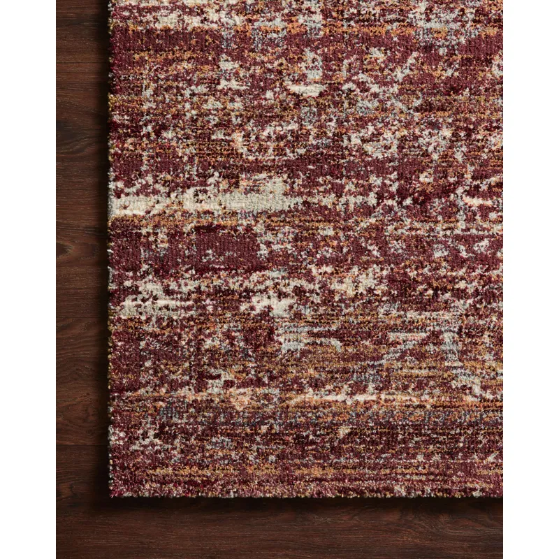 Jasmine Sky / Bordeaux Rug (9' 6" X 13')