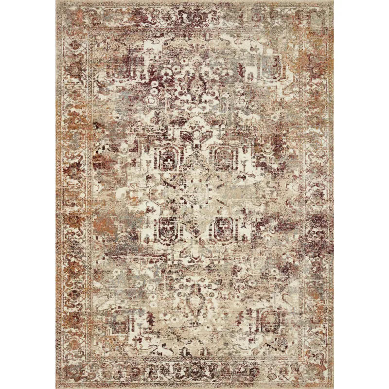 Jasmine Ivory / Multi Rug (11' 6" X 15')