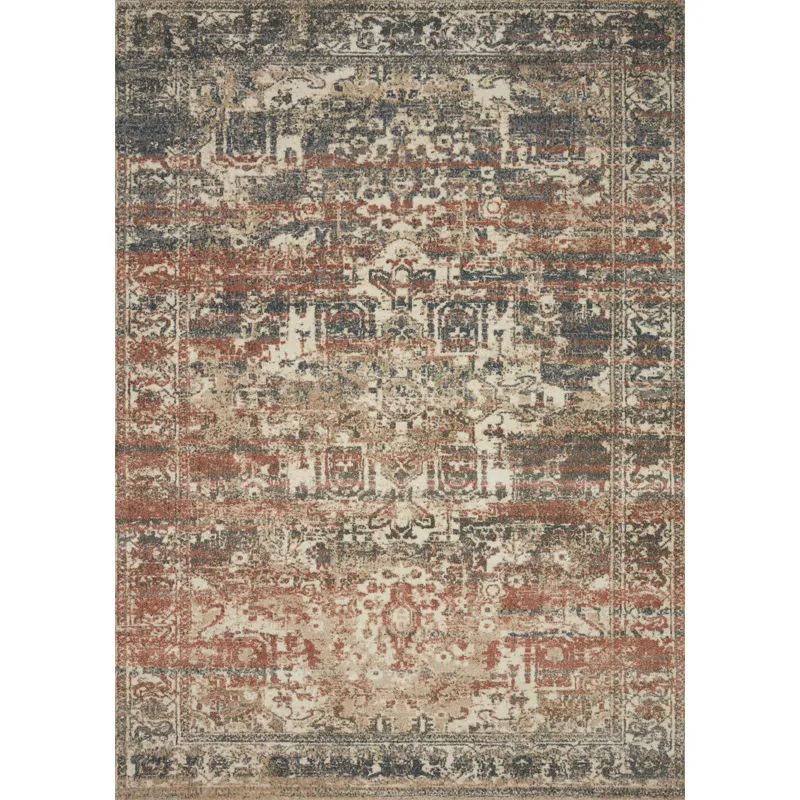 Jasmine Natural / Multi Rug (9' 6" X 13')