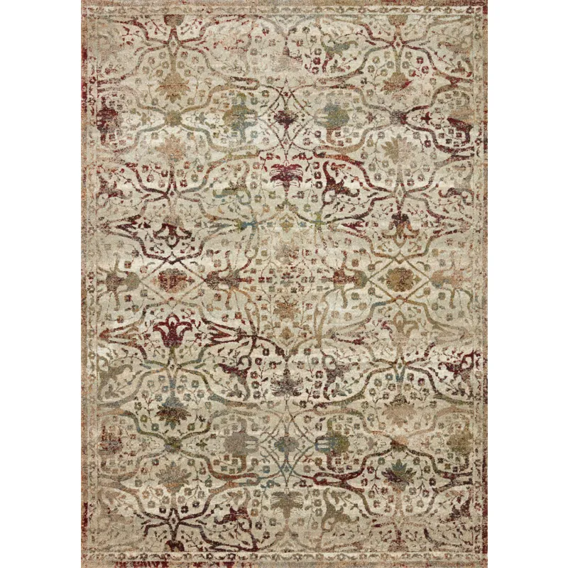 Jasmine Silver / Multi Rug (2' 7" X 10' 10")