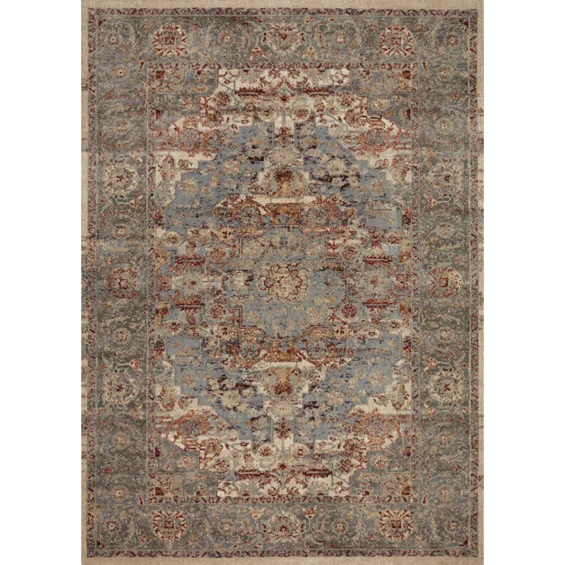 Jasmine Slate / Brick Rug (11' 6" X 15')