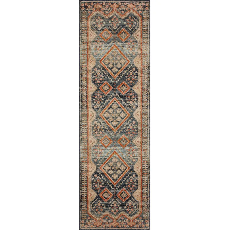 Jocelyn Navy / Multi Rug (6' 7" X 9' 7")