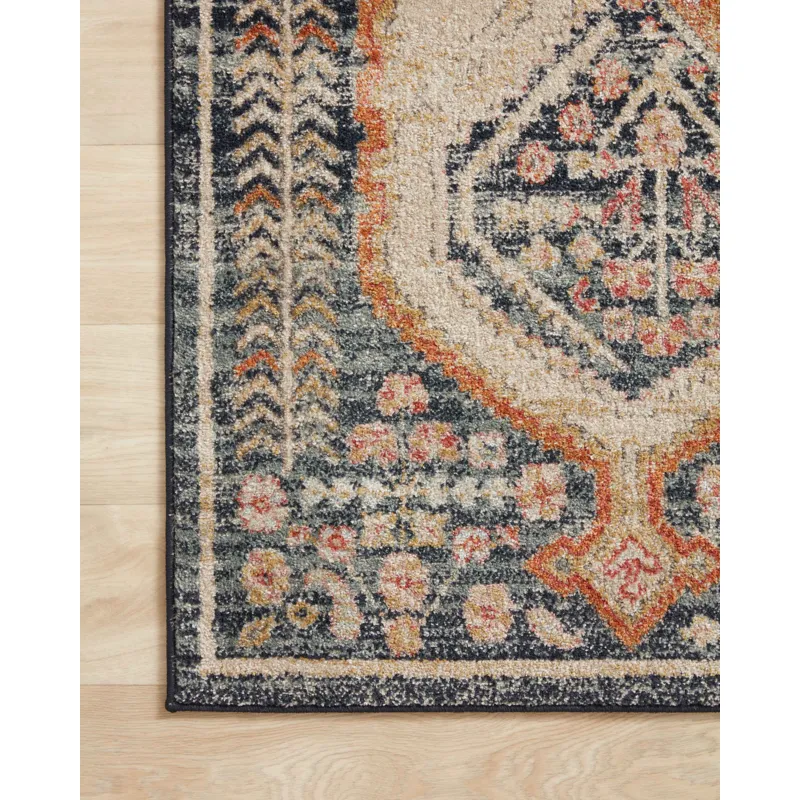 Jocelyn Navy / Multi Rug (6' 7" X 9' 7")