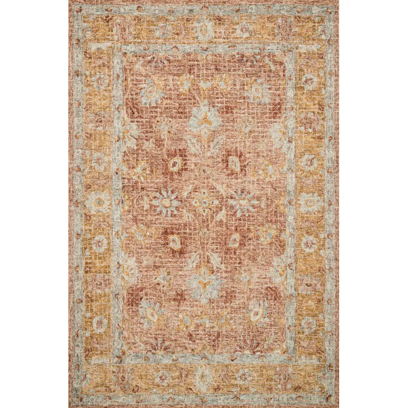 Julian Terracotta / Gold Rug (3' 6" X 5' 6")
