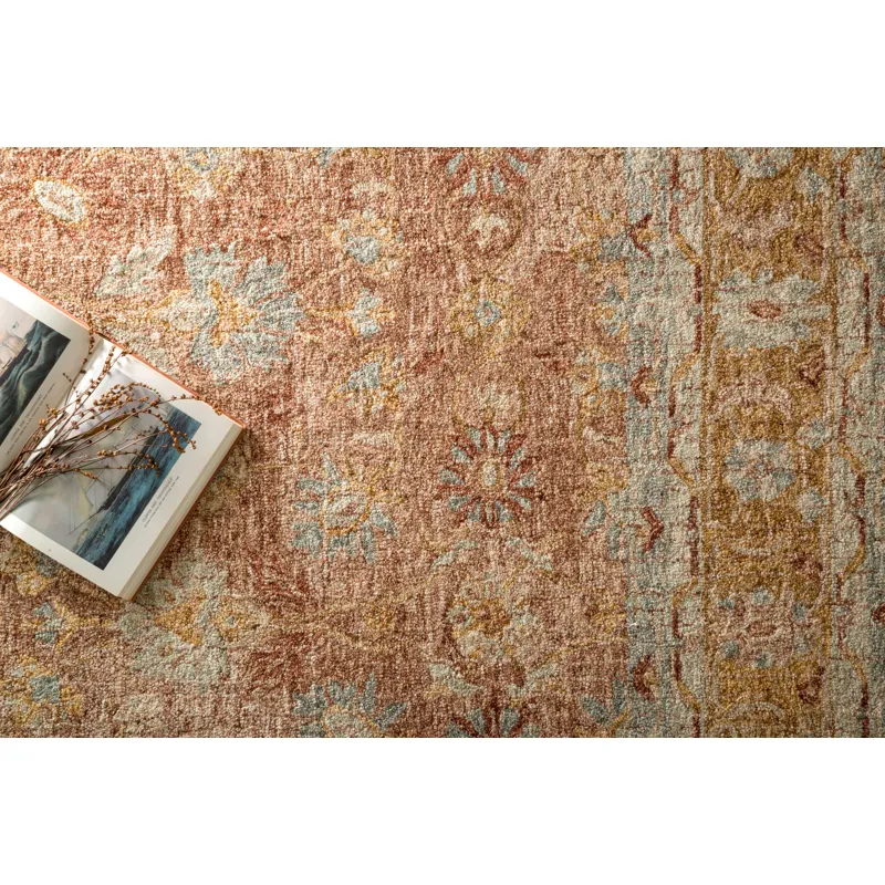 Julian Terracotta / Gold Rug (3' 6" X 5' 6")