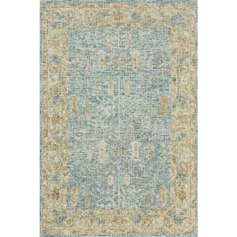 Julian Blue / Gold Rug (7' 9" X 9' 9")