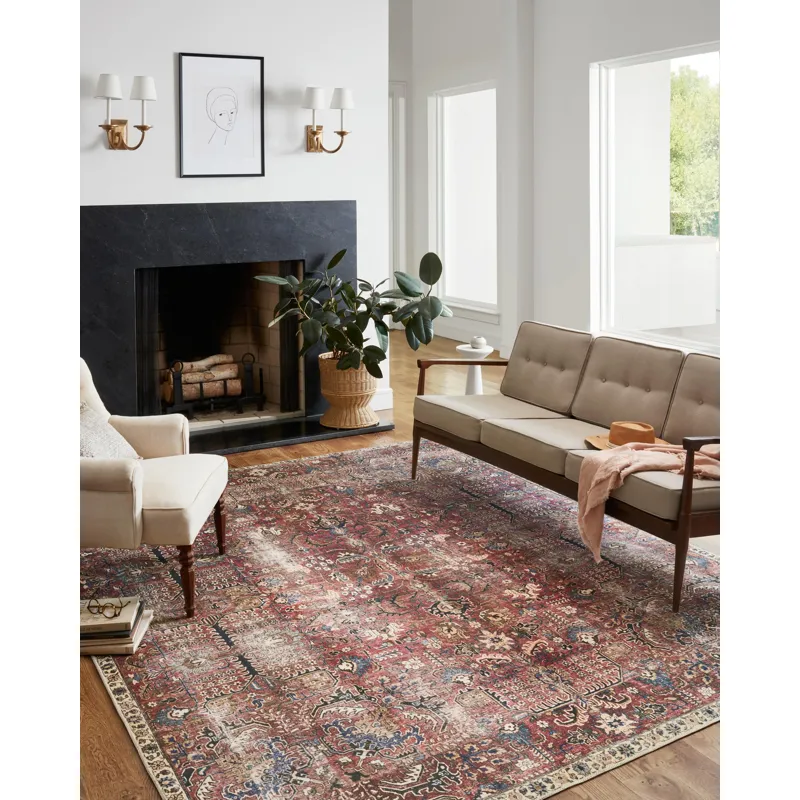 Jules Merlot / Multi Rug (2' 3" X 3' 9")