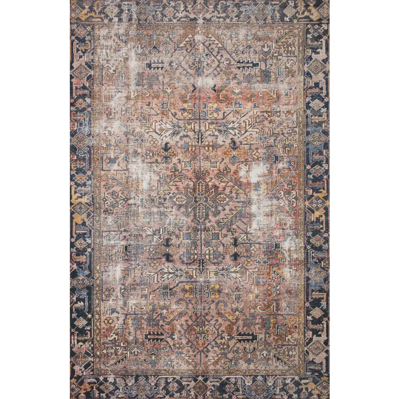 Jules Terracotta / Multi Rug (9' 6" X 14')