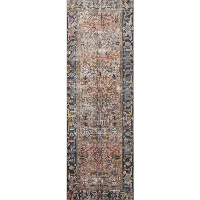 Jules Terracotta / Multi Rug (9' 6" X 14')