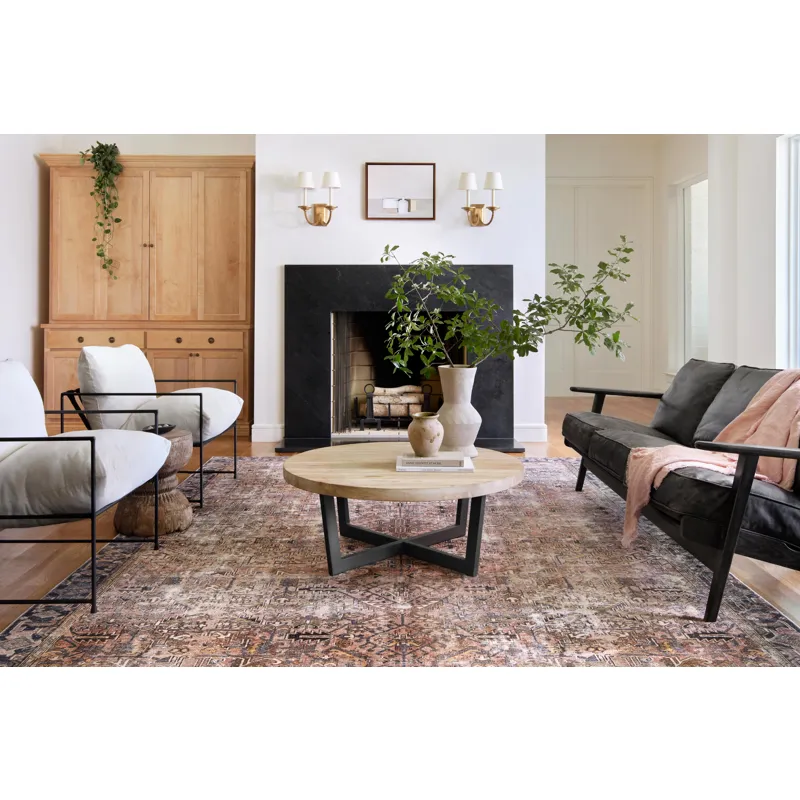 Jules Terracotta / Multi Rug (9' 6" X 14')