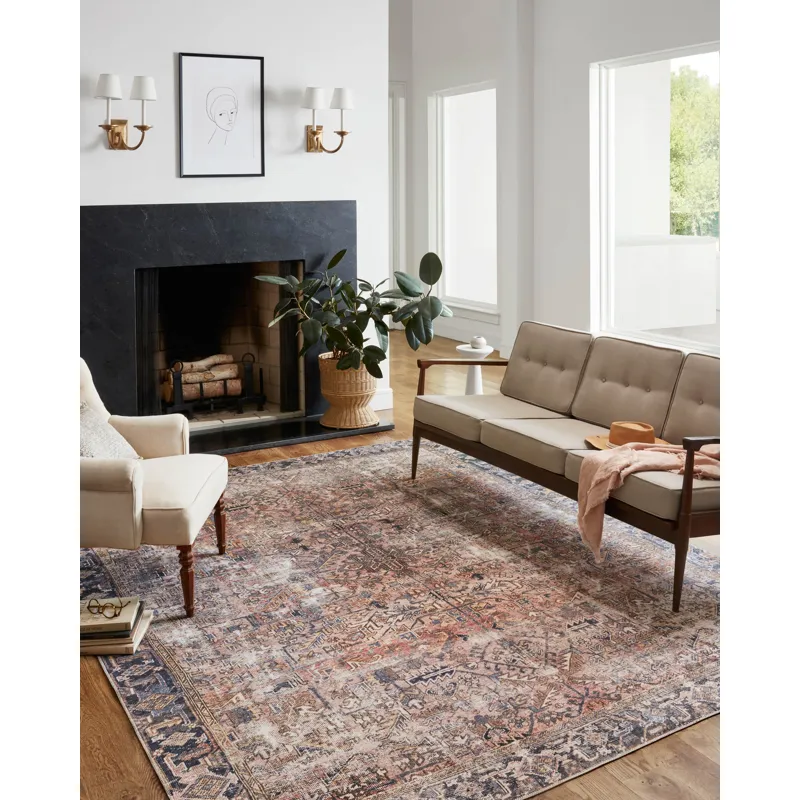 Jules Terracotta / Multi Rug (9' 6" X 14')